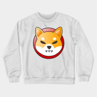 Shiba Inu Coin Logo Crewneck Sweatshirt